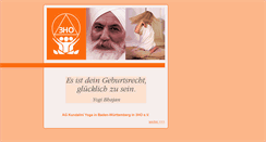 Desktop Screenshot of kundaliniyoga-bw.de